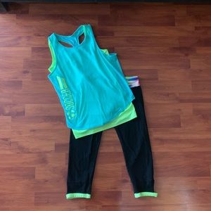 Girls SO Capri Legging Tank Set 14 16